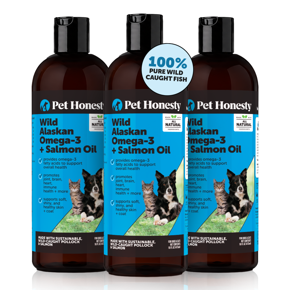 Omega-3 Fish Oil for Dogs and Cats 3-Pack (48 Ounces)