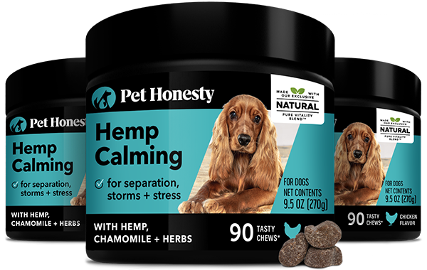 Hemp Calming 3 Pack Chicken Flavor Pet Honesty