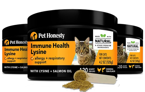 Immune Health Lysine (Chicken & Tuna Flavor) 3-Pack PetHonesty