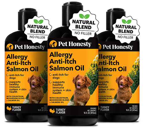 Allergy Anti Itch Salmon Oil 3 Pack 48 Ounces PetHonesty Pet Honesty