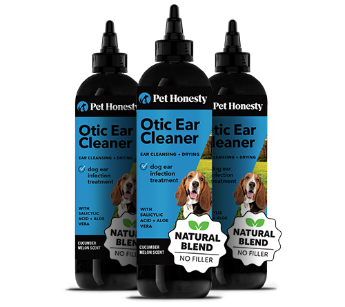 OTIC Ear Cleaner and Drier for Dogs and Cats 3 Pack Pet Honesty