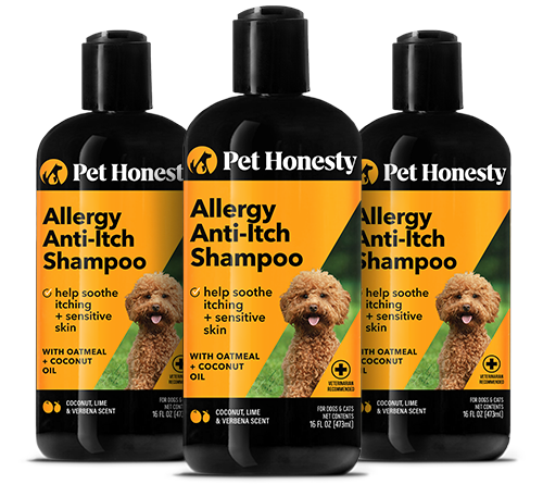 Allergy Anti Itch Shampoo 3 Pack 48 Ounce PetHonesty PetHonesty