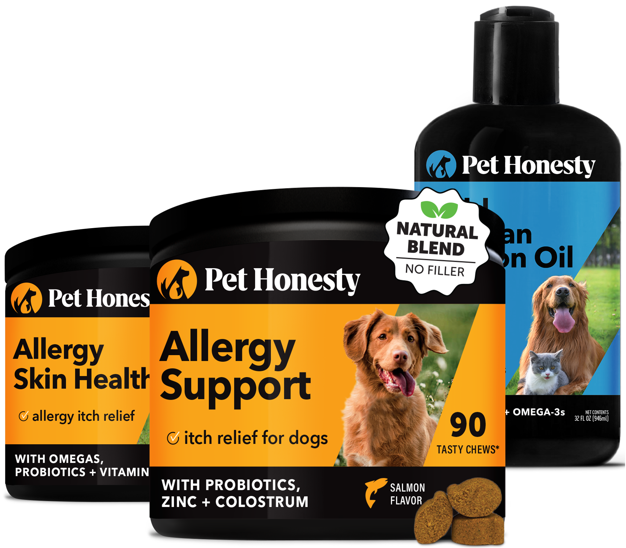 Allergy Support Booster 3 Pack PetHonesty PetHonesty