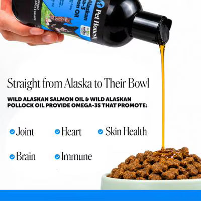 Wild Alaskan Omega-3 & Salmon Oil for Dogs and Cats, 32oz