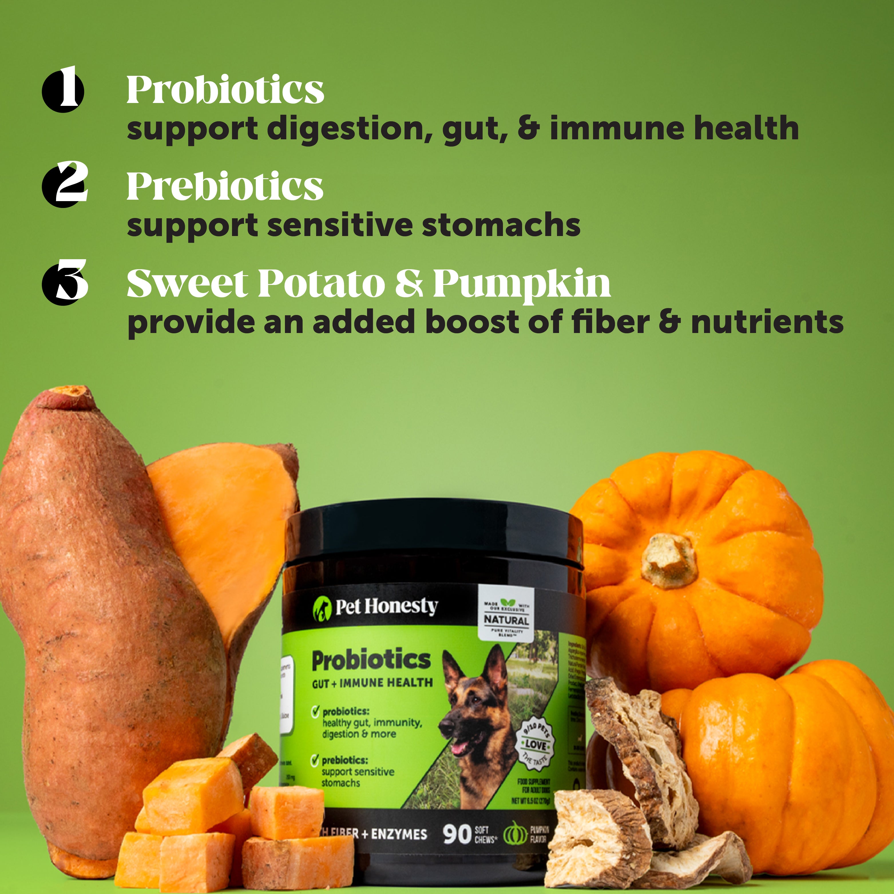 More Birthdays Bundle for Dogs - Dental, Multivitamin, Probiotic