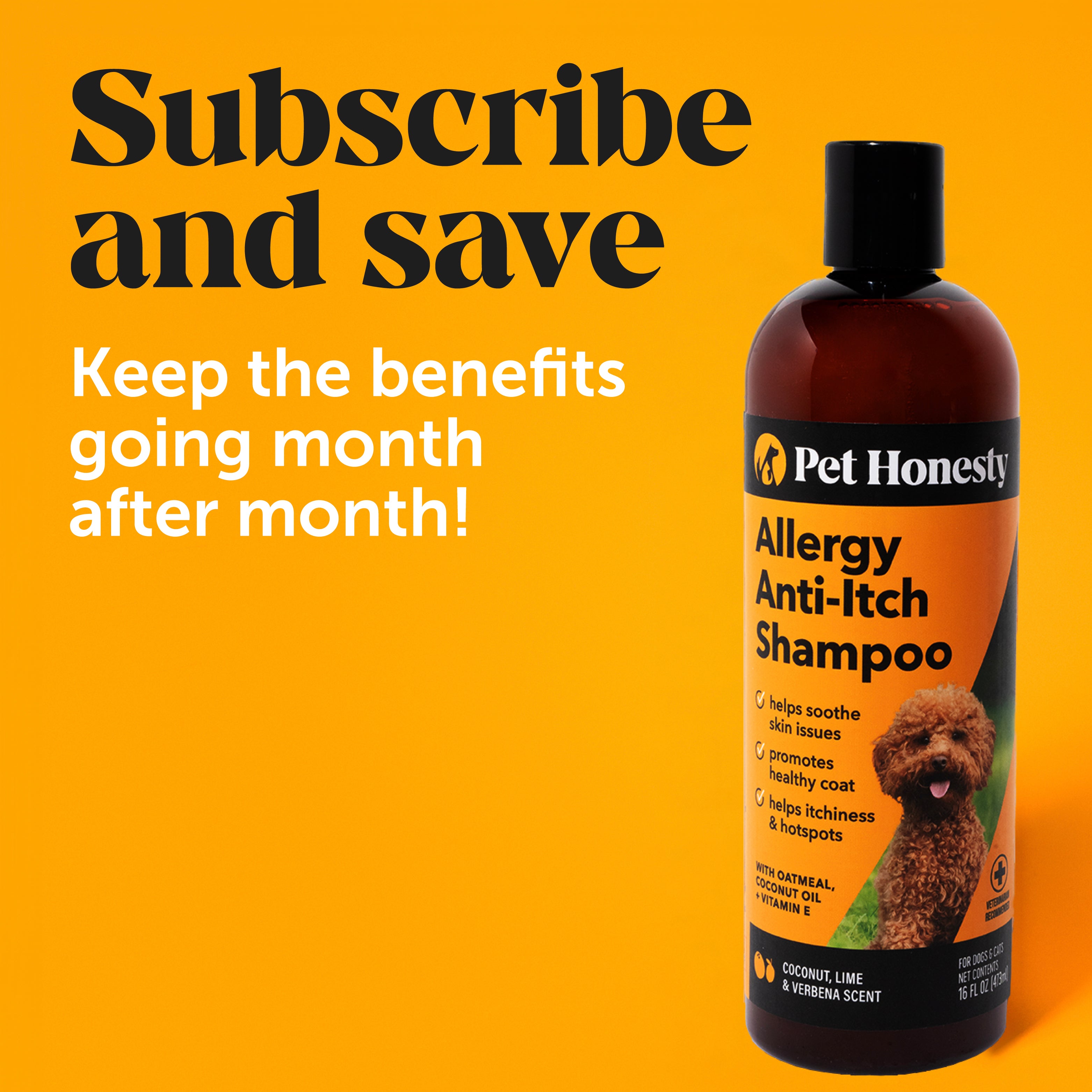 Allergy Relief Anti-Itch Shampoo for Dogs Pet Honesty