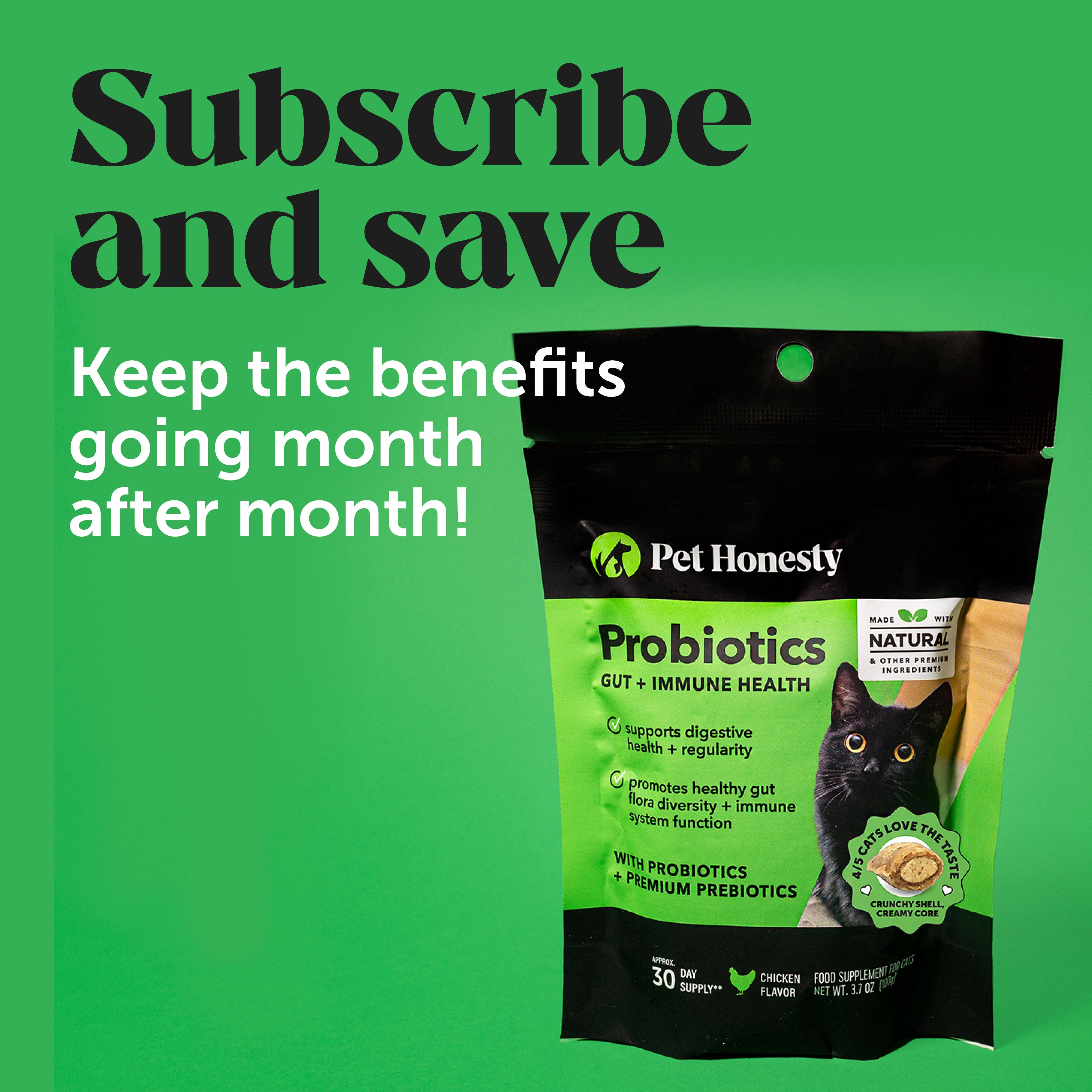 Cat Probiotics dual texture single-pack