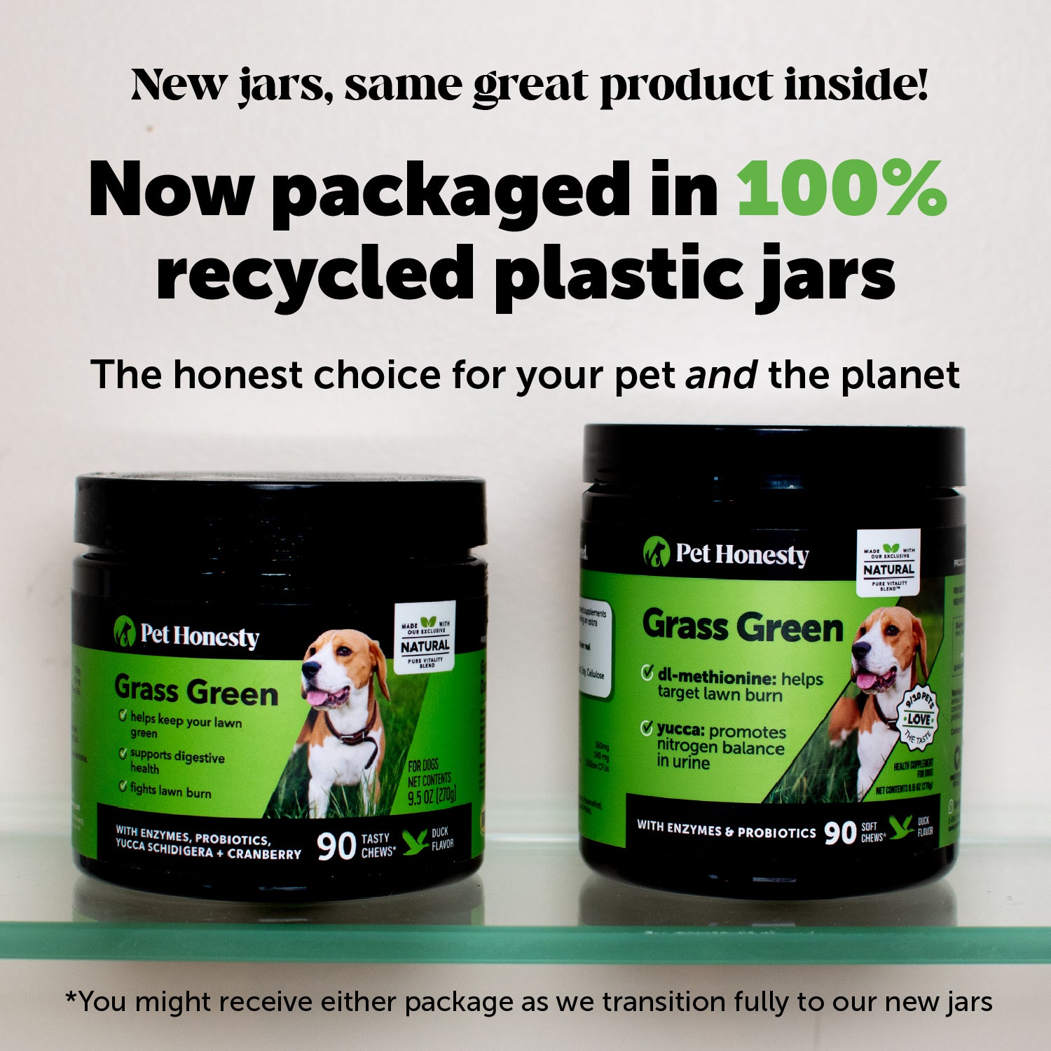 Grass Green 3-Pack (Duck Flavor)