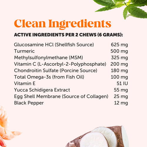 Hemp Hip + Joint Health Senior (Peanut Butter Flavor) PetHonesty