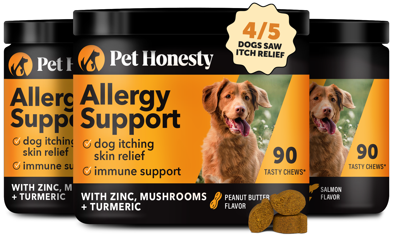 Allergy Support 3-Pack (Peanut Butter Flavor)