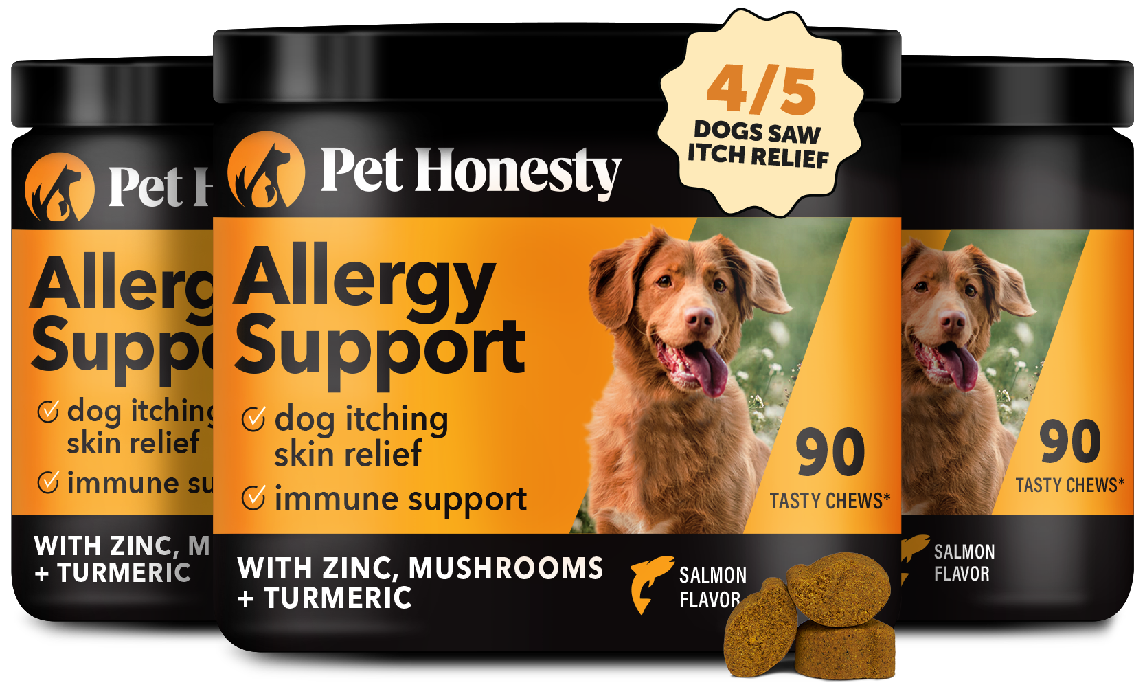 Allergy Support 3-Pack (Salmon Flavor)