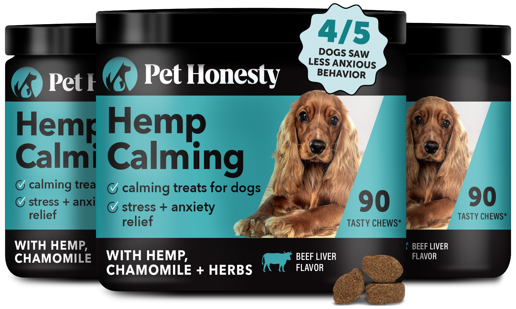 Hemp Calming 3-Pack (Beef Liver Flavor)