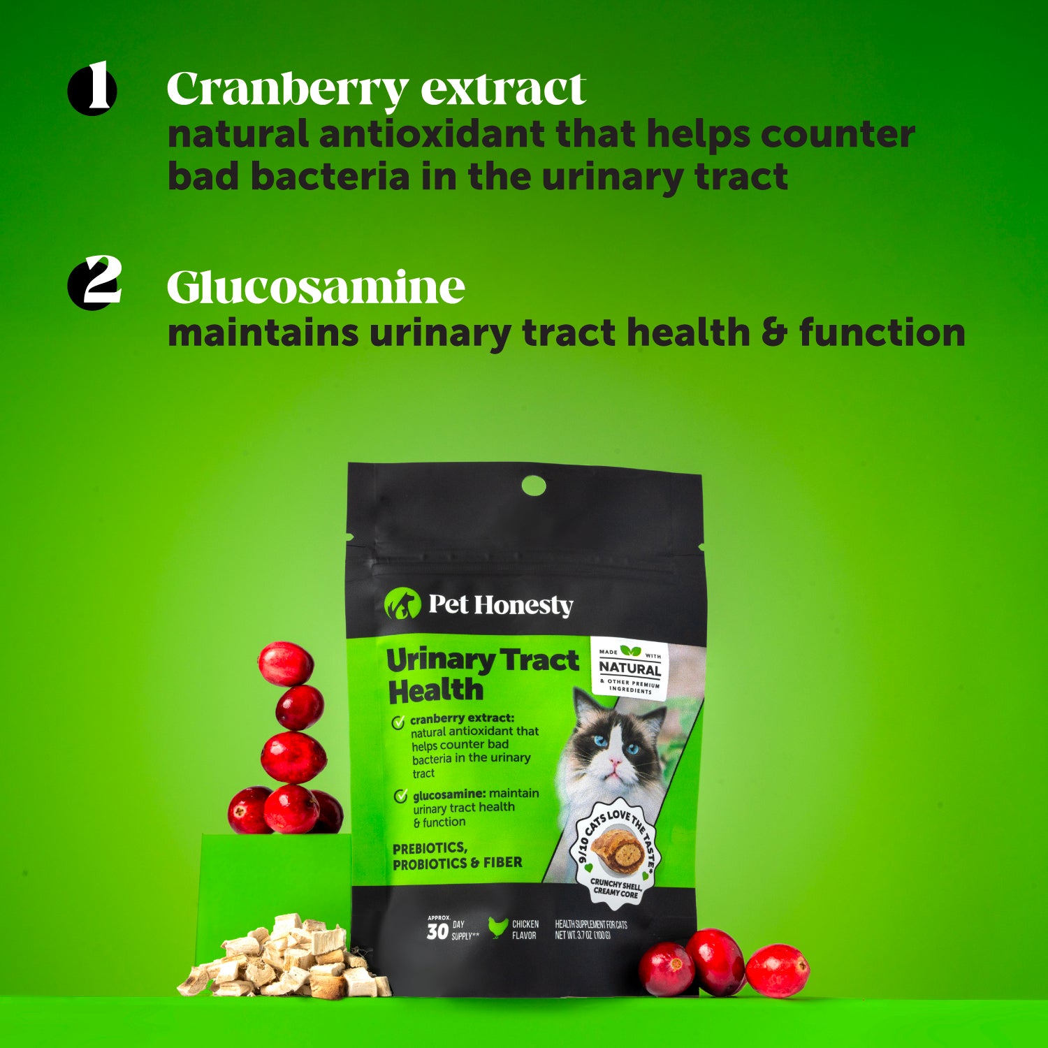 Dual Texture Urinary Tract Supplement for Cats 3-Pack (Chicken Flavor)