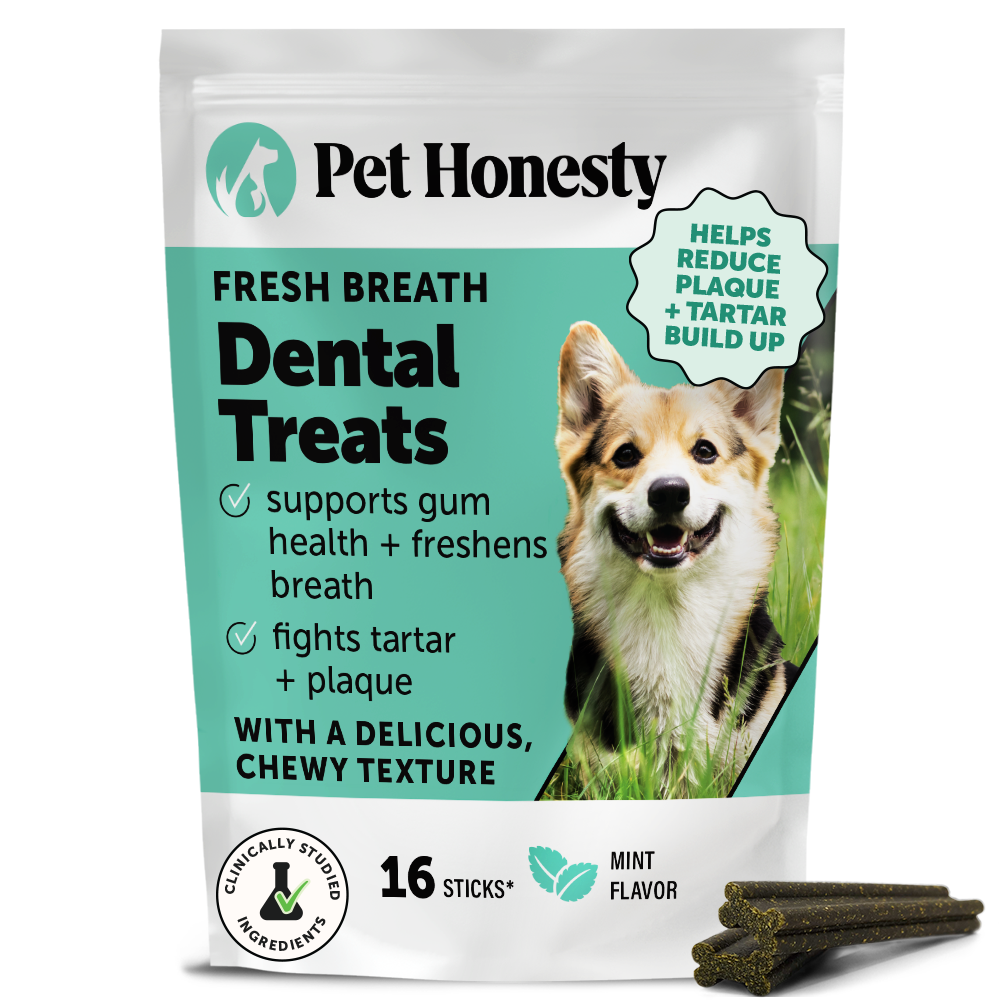 Fresh Breath Dental Treat Sticks for Dogs - Mint (16 Ct Pouch)