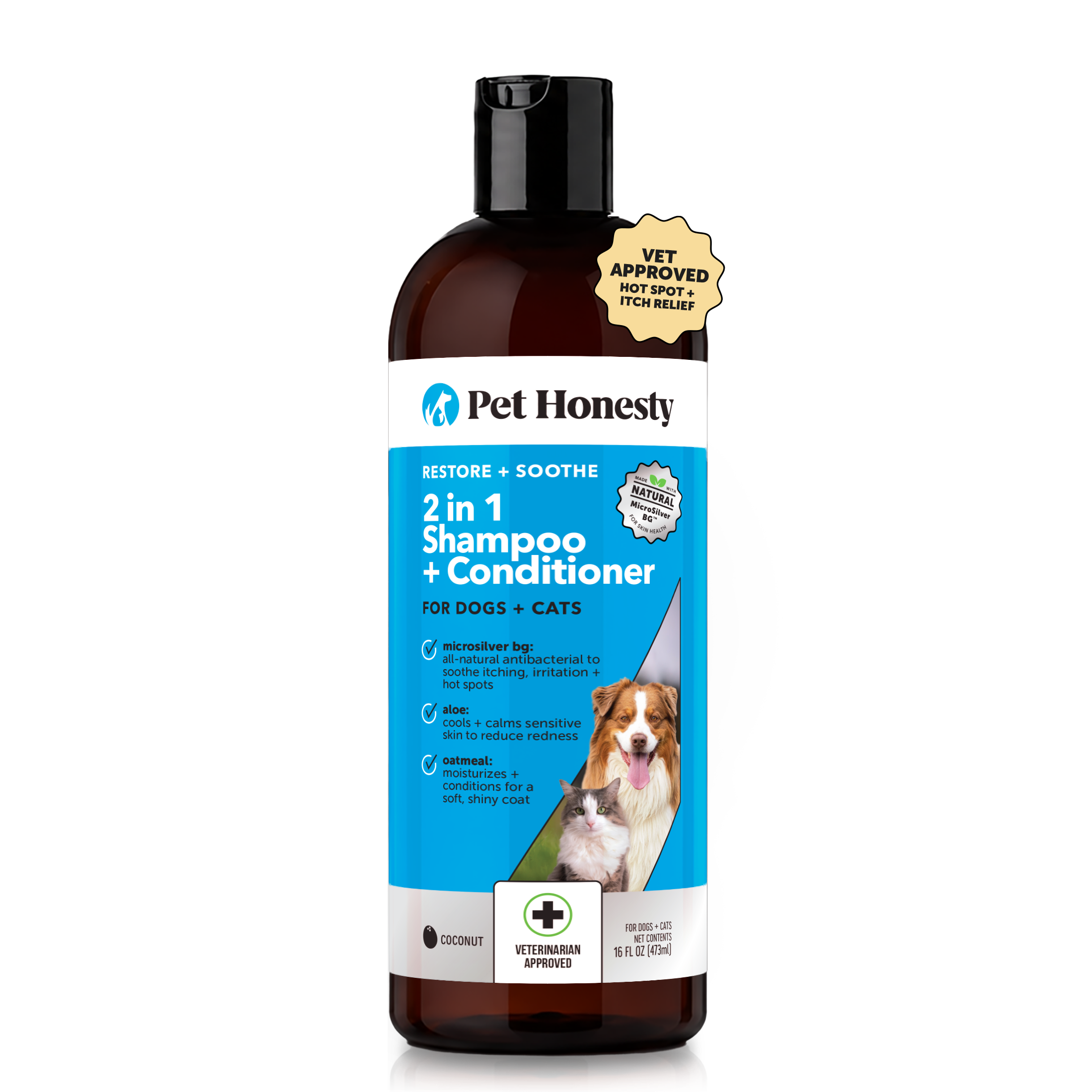 Restore + Soothe 2:1 Shampoo + Conditioner (16 Ounce)