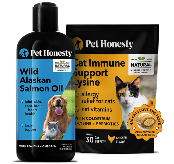 Cat Lysine + Fish Oil Bundle – Pet Honesty