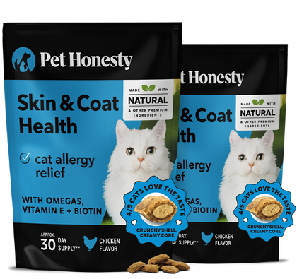 Skin & Coat Health for Cats 2-Pack (Chicken Flavor)