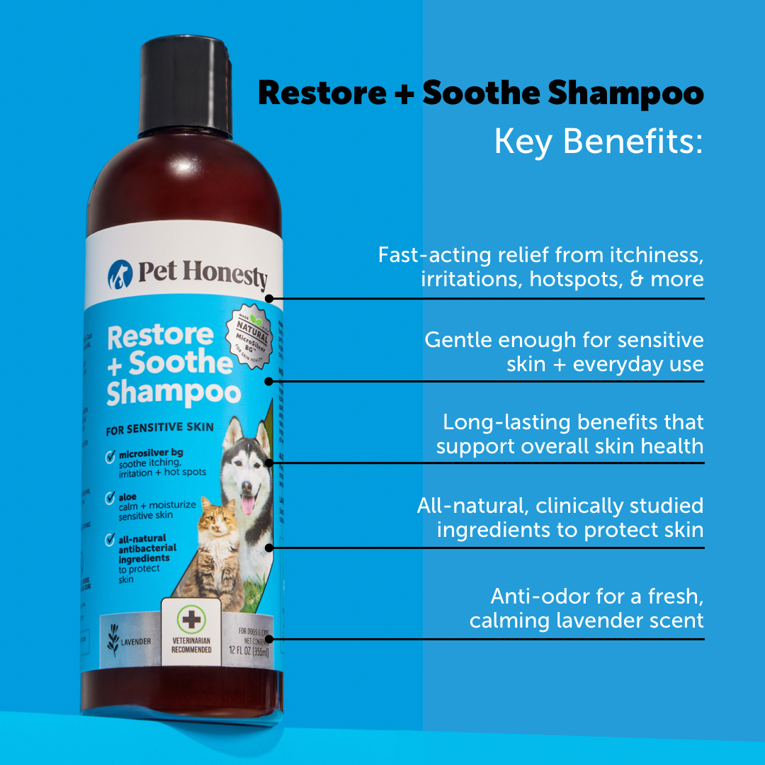 Restore Soothe Shampoo 12 Ounce Pet Honesty