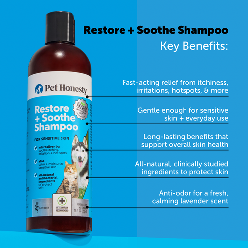 Restore + Soothe Shampoo (12 Ounce) PetHonesty