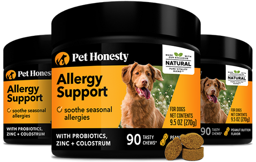Allergy Support 3-Pack (Peanut Butter Flavor) 3-Packs PetHonesty