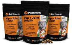 Dual Texture Hip & Joint Supplement for Cats 3-Pack (Chicken Flavor)