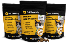 Dual Texture Immune Support Lysine for Cats 3-Pack (Chicken Flavor)