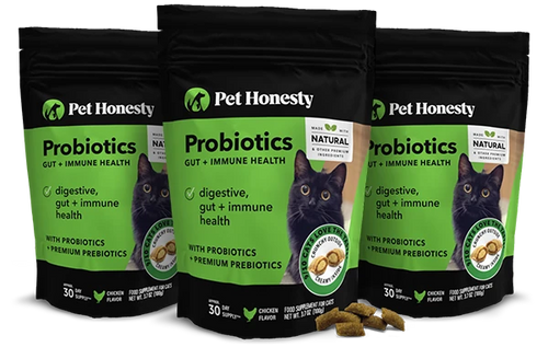 Probiotics Gut + Immune Health for Cats 3-Pack (Chicken Flavor)