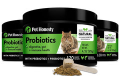 Digestive Probiotics Powder For Cats 3-Pack (Chicken & Fish Flavor)