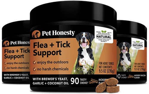 Flea Tick Defense Chews 3 Pack 270 Count PetHonesty PetHonesty