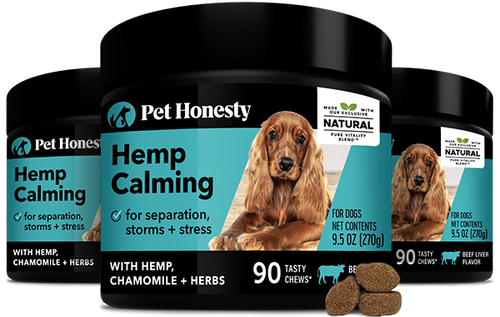Hemp Calming 3-Pack (Beef Liver Flavor) 3-Packs PetHonesty 