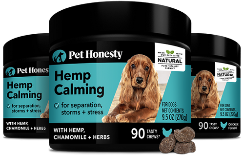 Hemp Calming 3-Pack (Chicken Flavor) 3-Packs PetHonesty