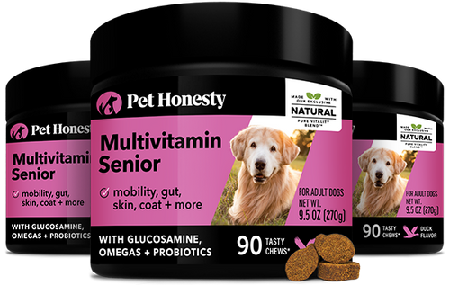 Multivitamin 10-in-1 Senior (Duck Flavor) 3-Pack PetHonesty