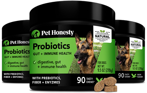 Digestive Probiotics 3-Pack (Duck Flavor) 3-Packs PetHonesty