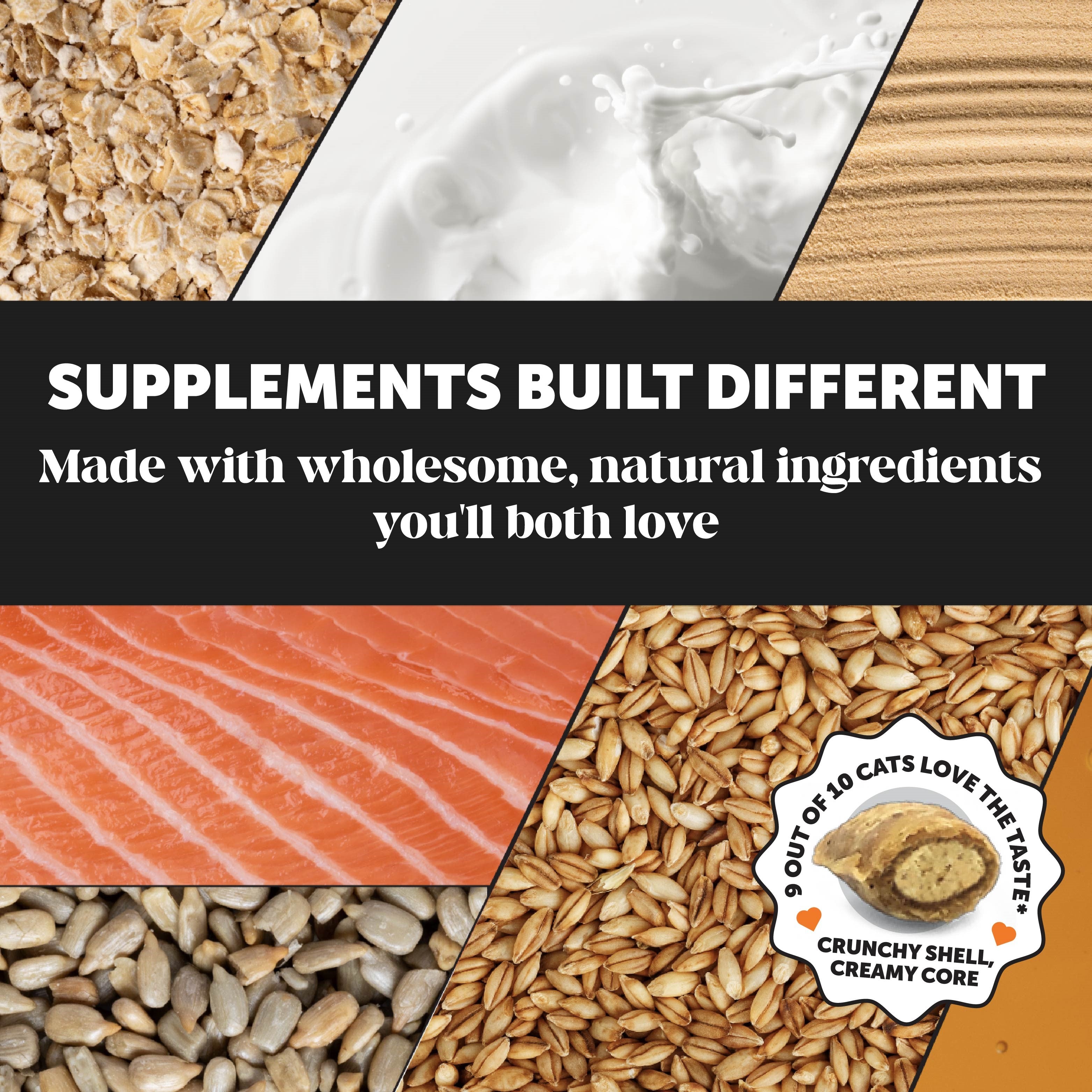 Dual Texture Hip & Joint Supplement for Cats 3-Pack (Chicken Flavor)