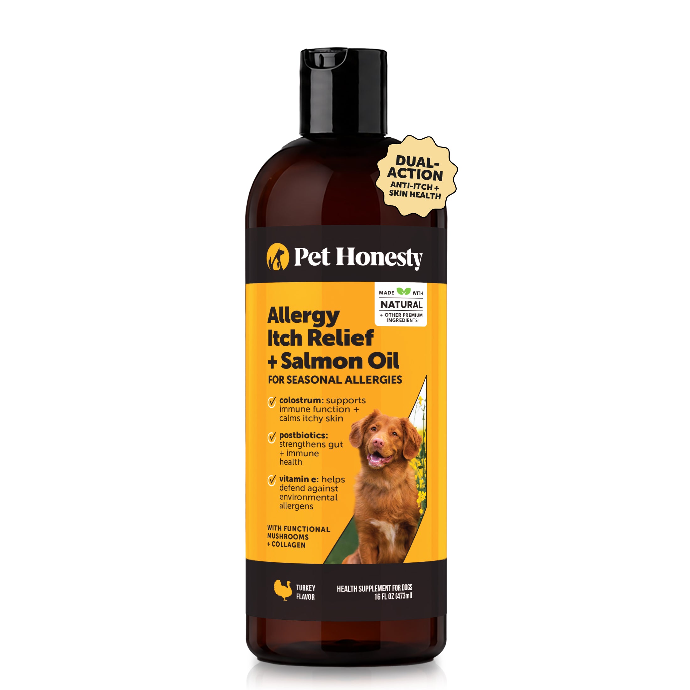 Allergy Itch Relief + Salmon Oil (16 Ounce)