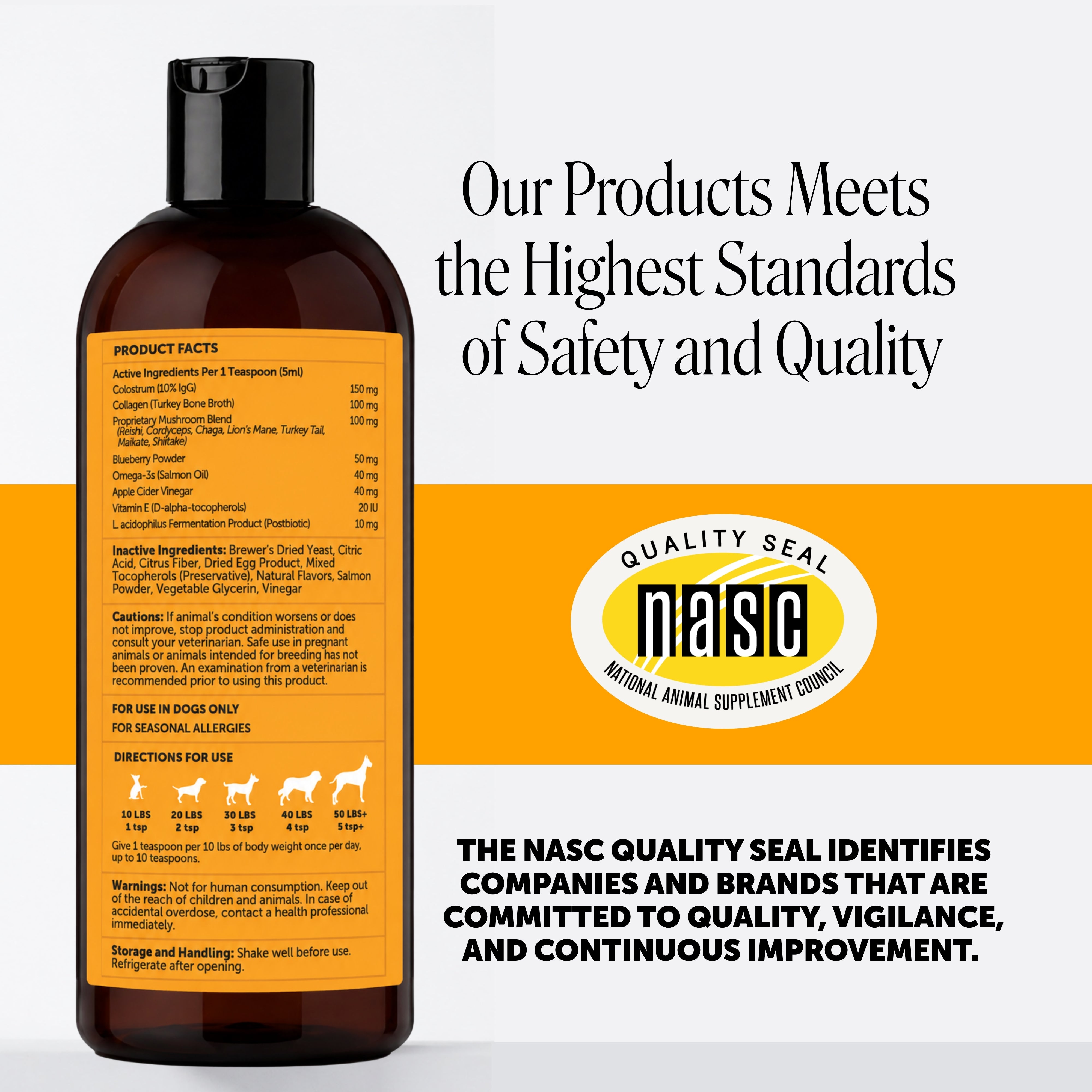 Allergy Itch Relief + Salmon Oil (16 Ounce)
