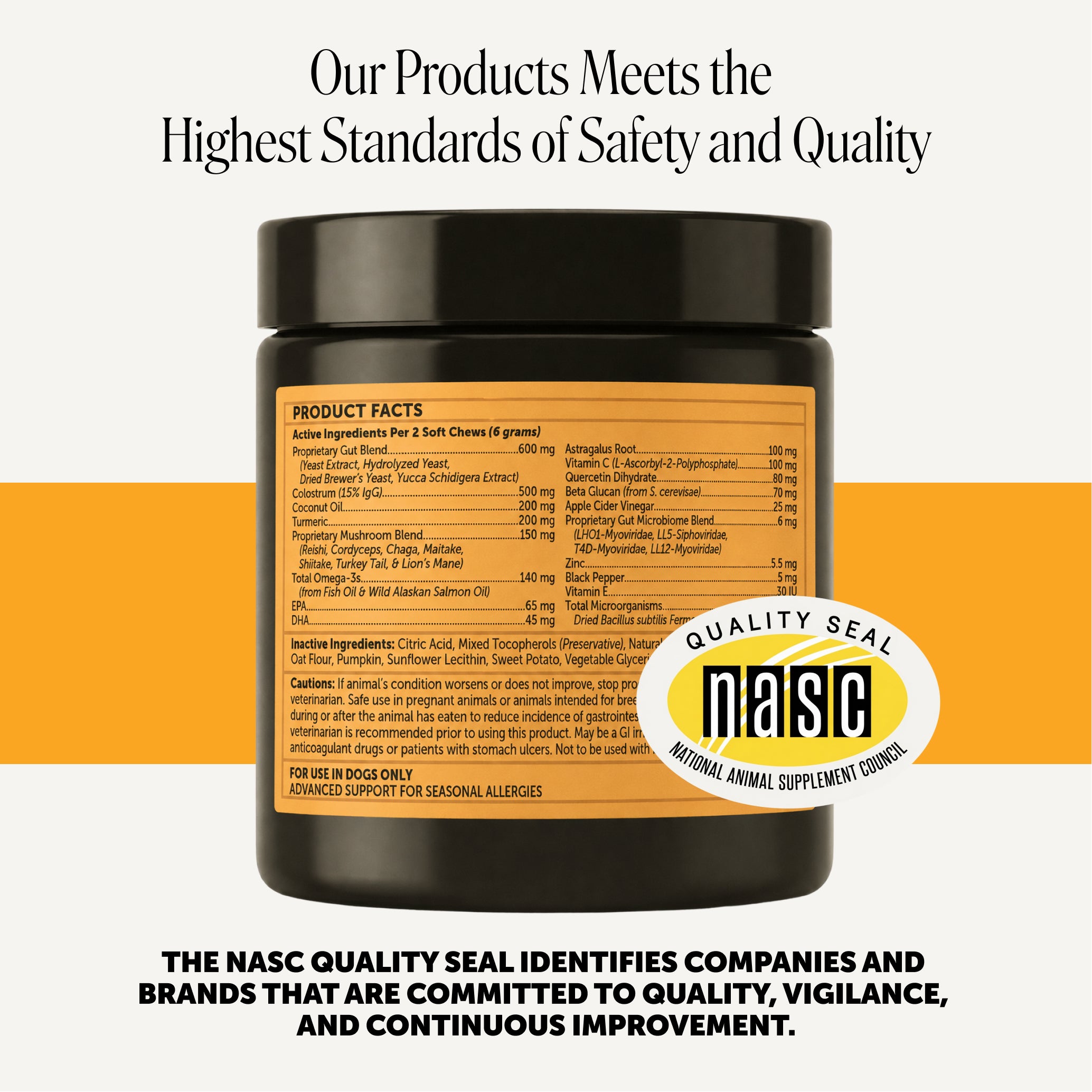 Allergy Support Max Strength for Dogs (Chicken Flavor)