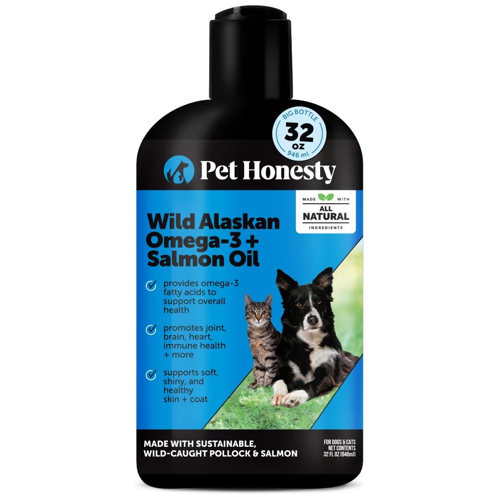 Wild Alaskan Omega-3 & Salmon Oil for Dogs and Cats, 32oz