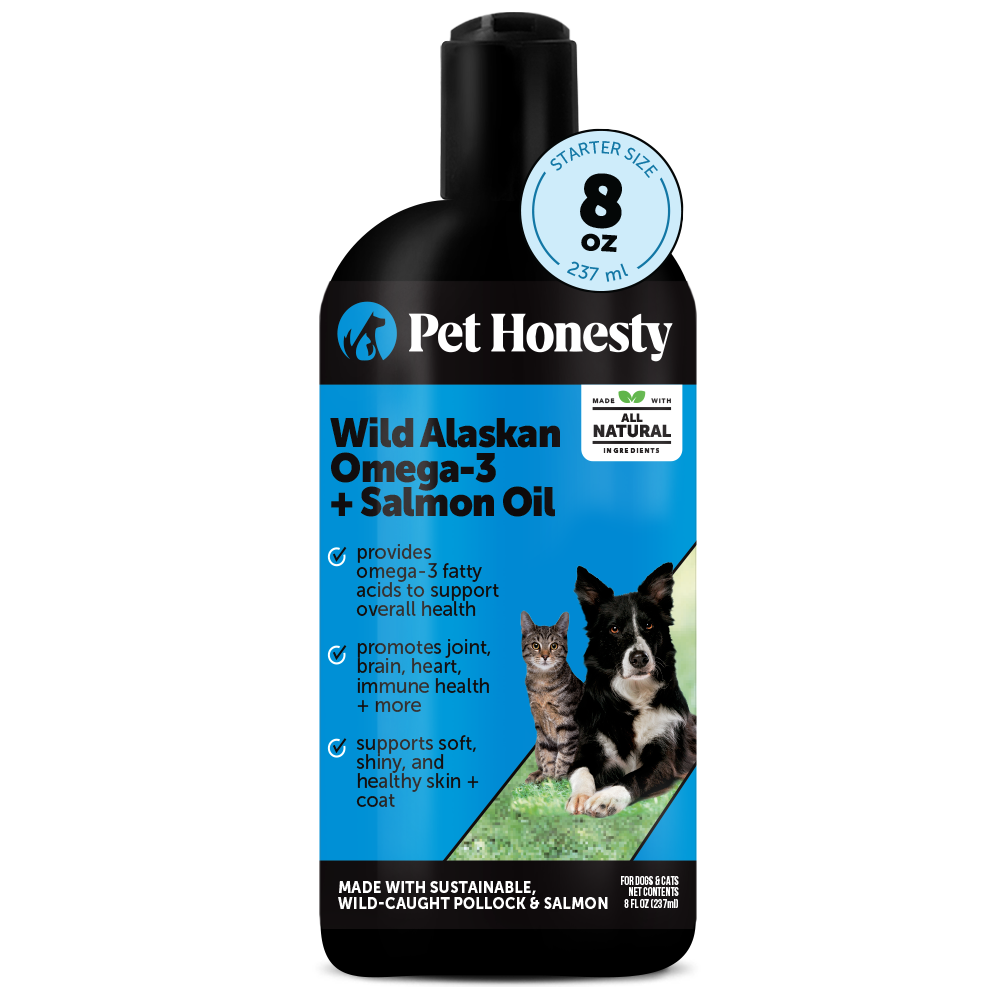 Wild Alaskan Omega-3 & Salmon Oil for Dogs and Cats, 8oz