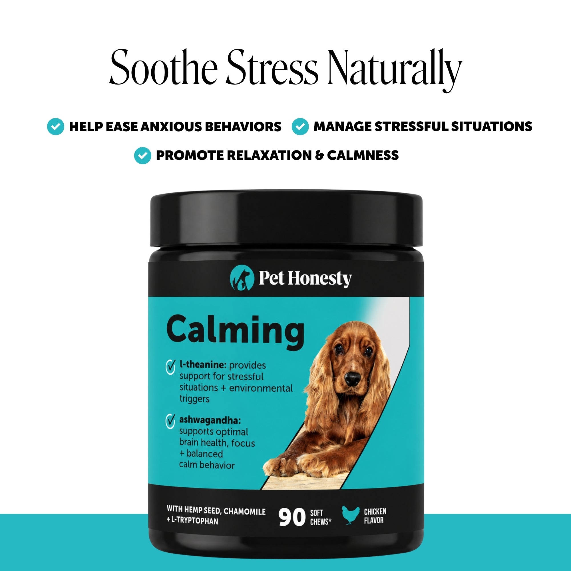Hemp Calming Chews for Dogs (Chicken Flavor)