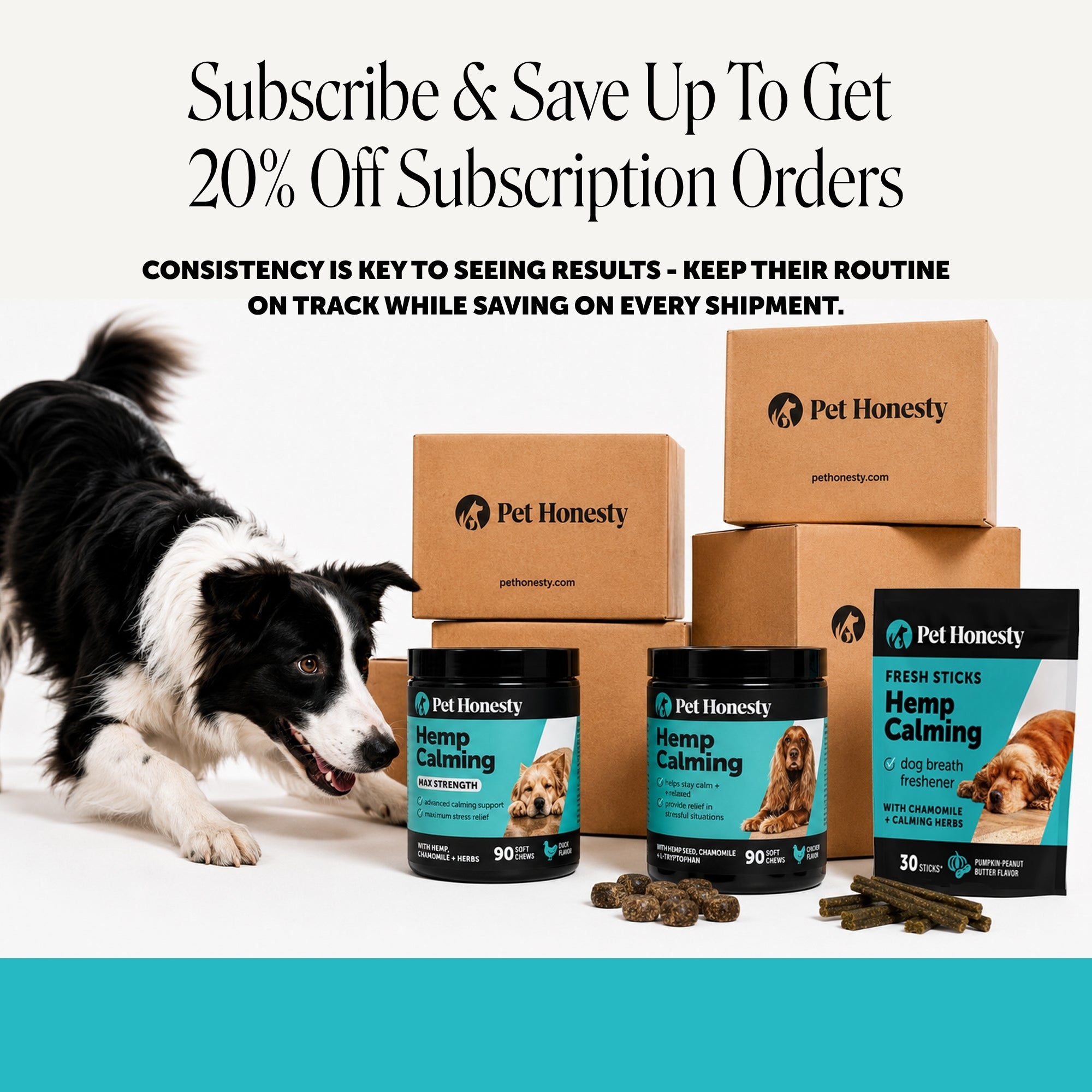 Hemp Calming Chews for Dogs (Chicken Flavor)