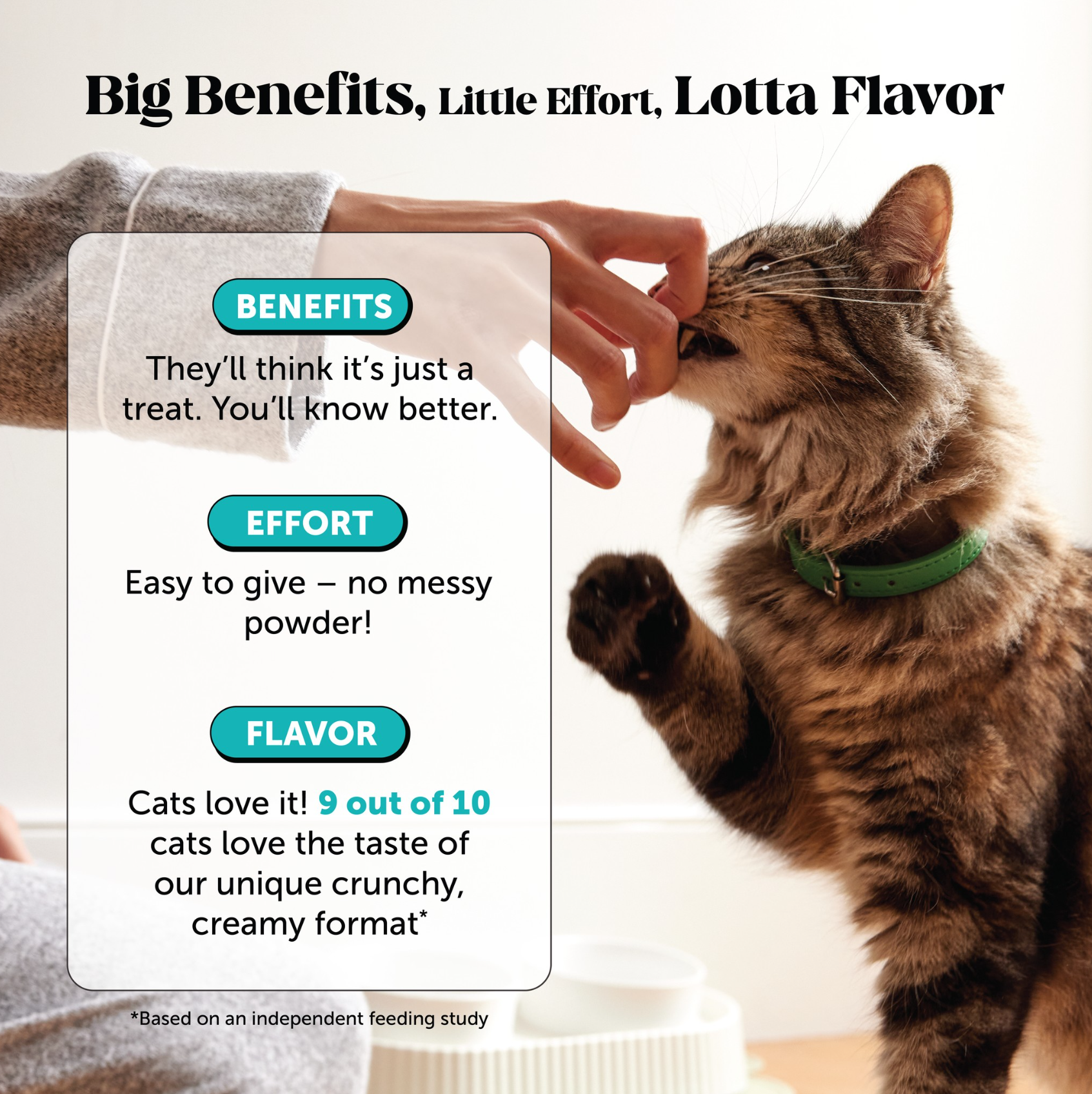 Dual Texture Calming Supplement for Cats (Chicken Flavor)