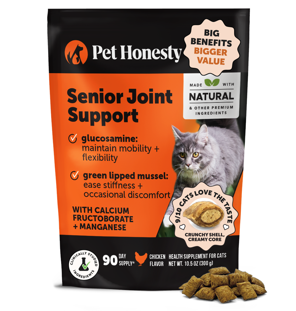 Dual Texture Hip & Joint Supplement for Cats (Chicken Flavor) - 10.5oz