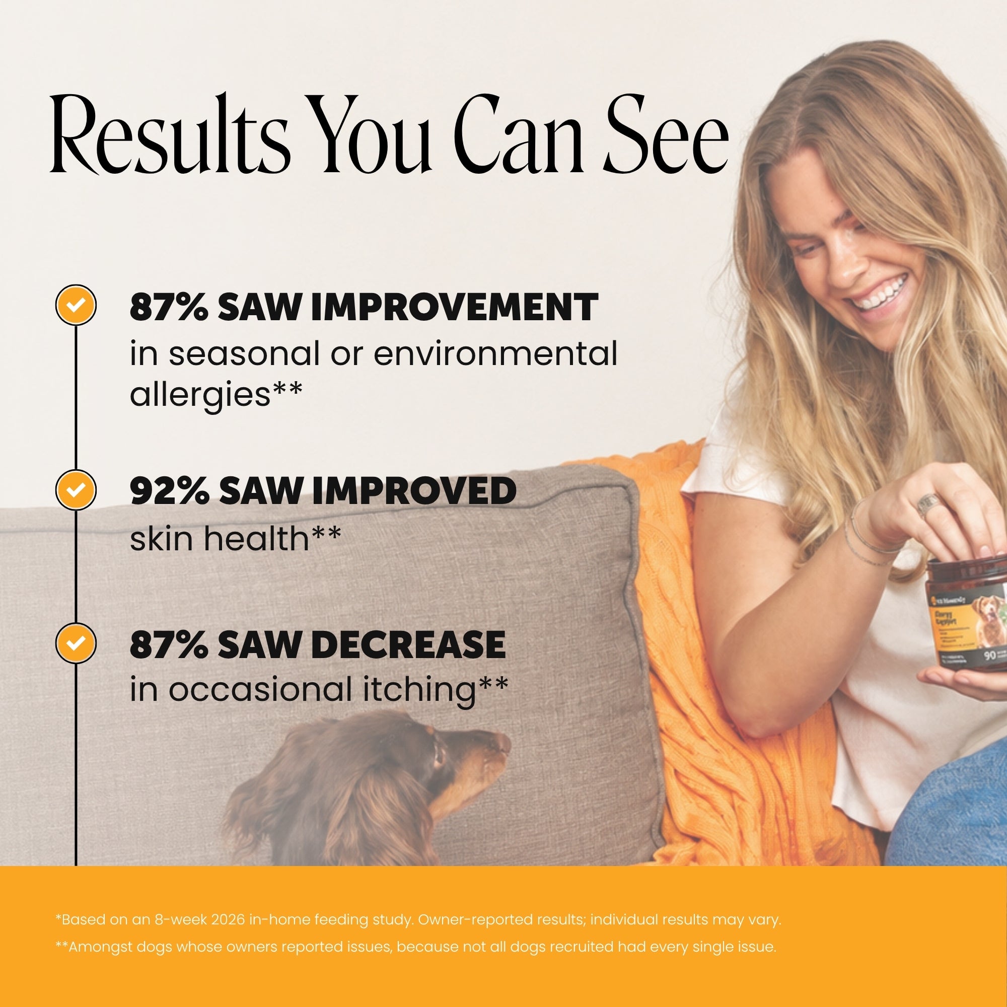 Allergy Support Chews for Dogs (Salmon Flavor)