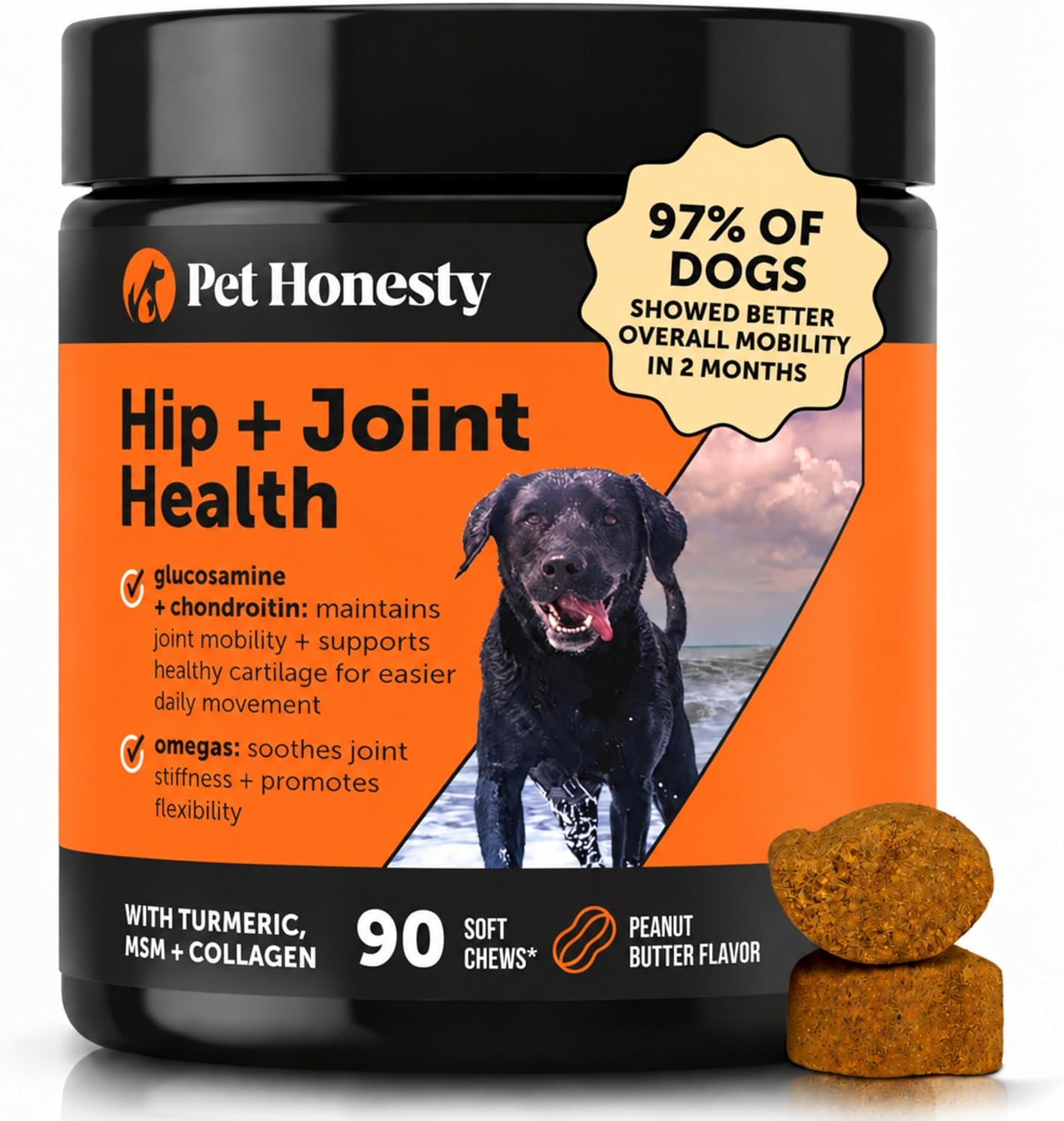 Hip + Joint Health for Dogs (Peanut Butter Flavor)