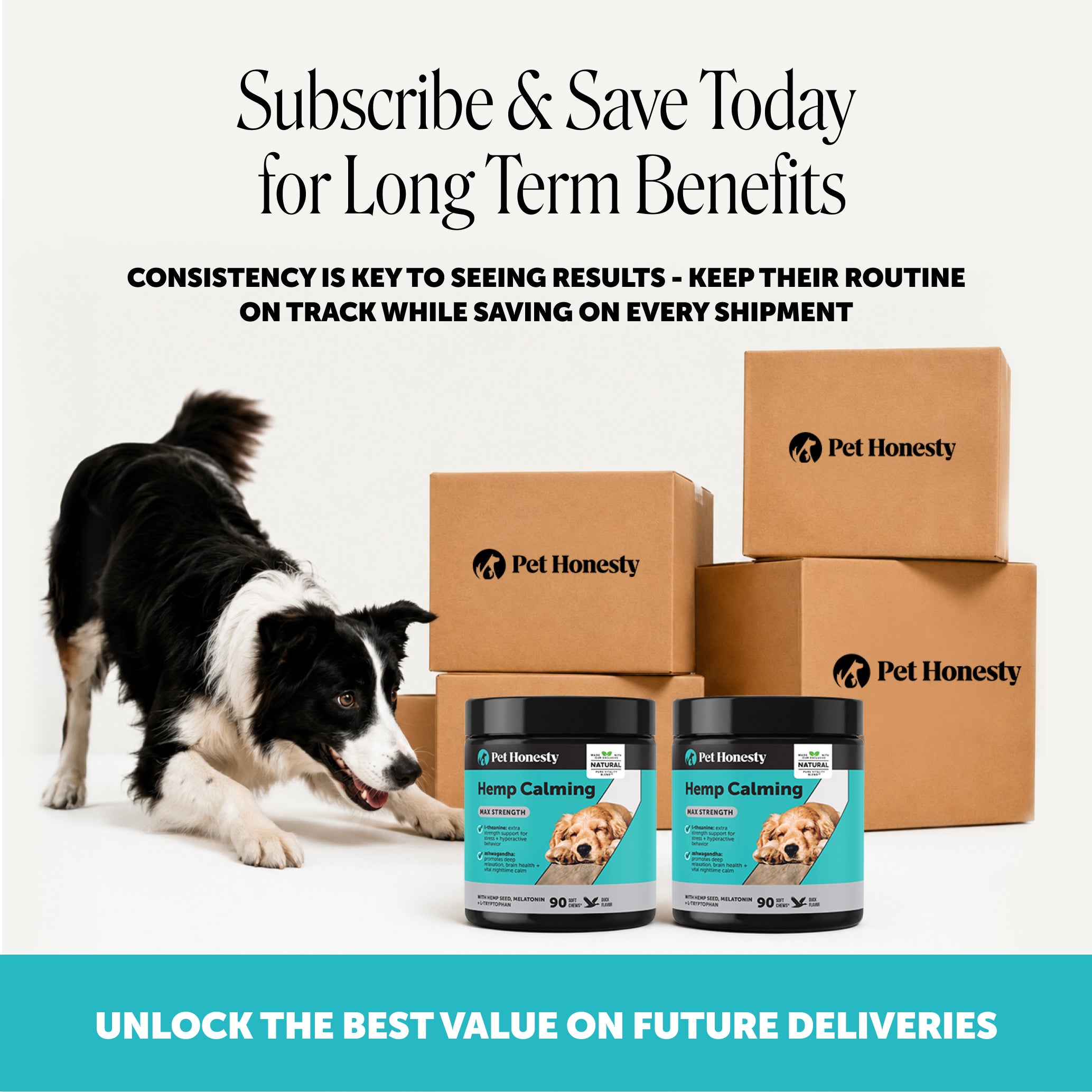 Hemp Calming Max Strength for Dogs (Duck Flavor)