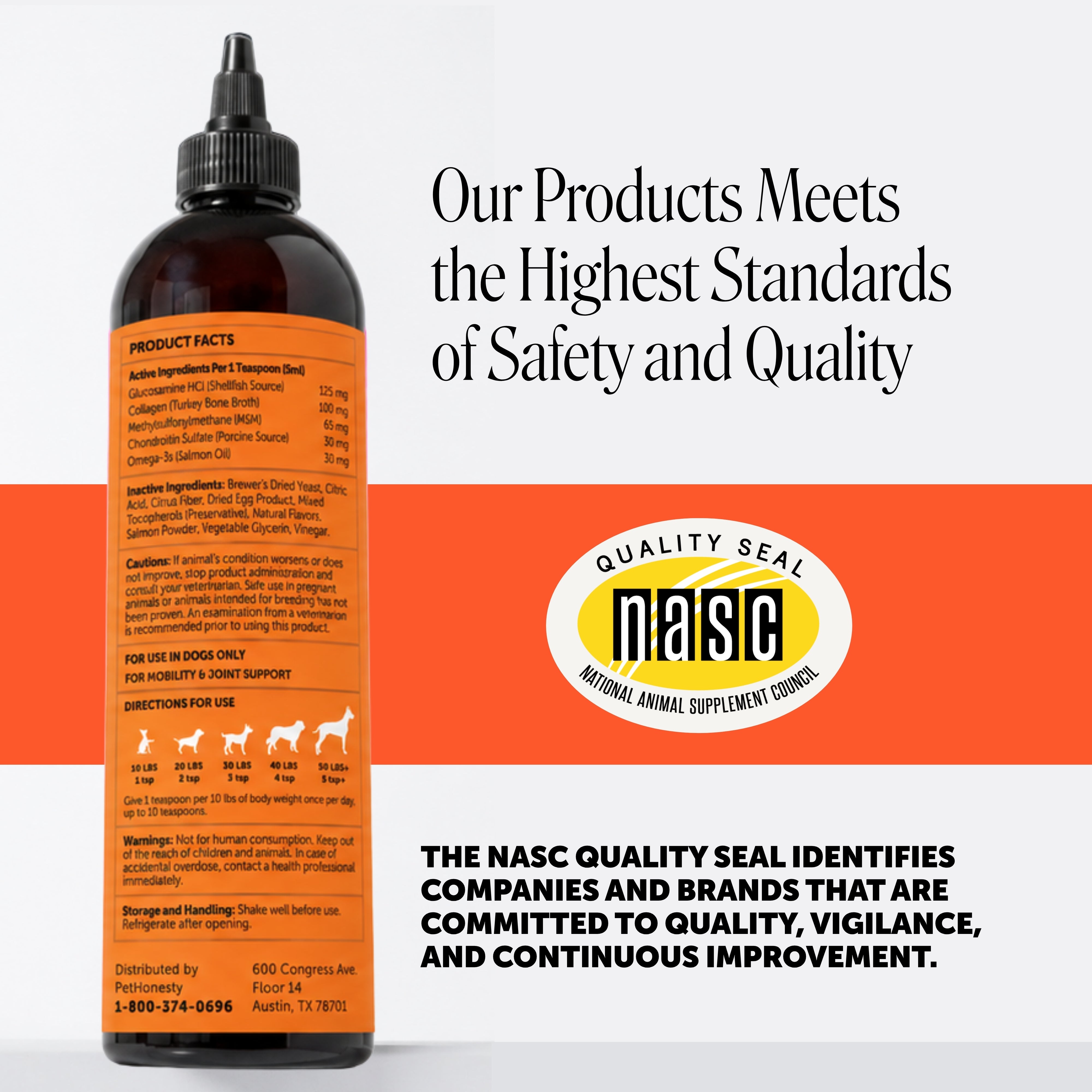 Hip + Joint Liquid Supplement