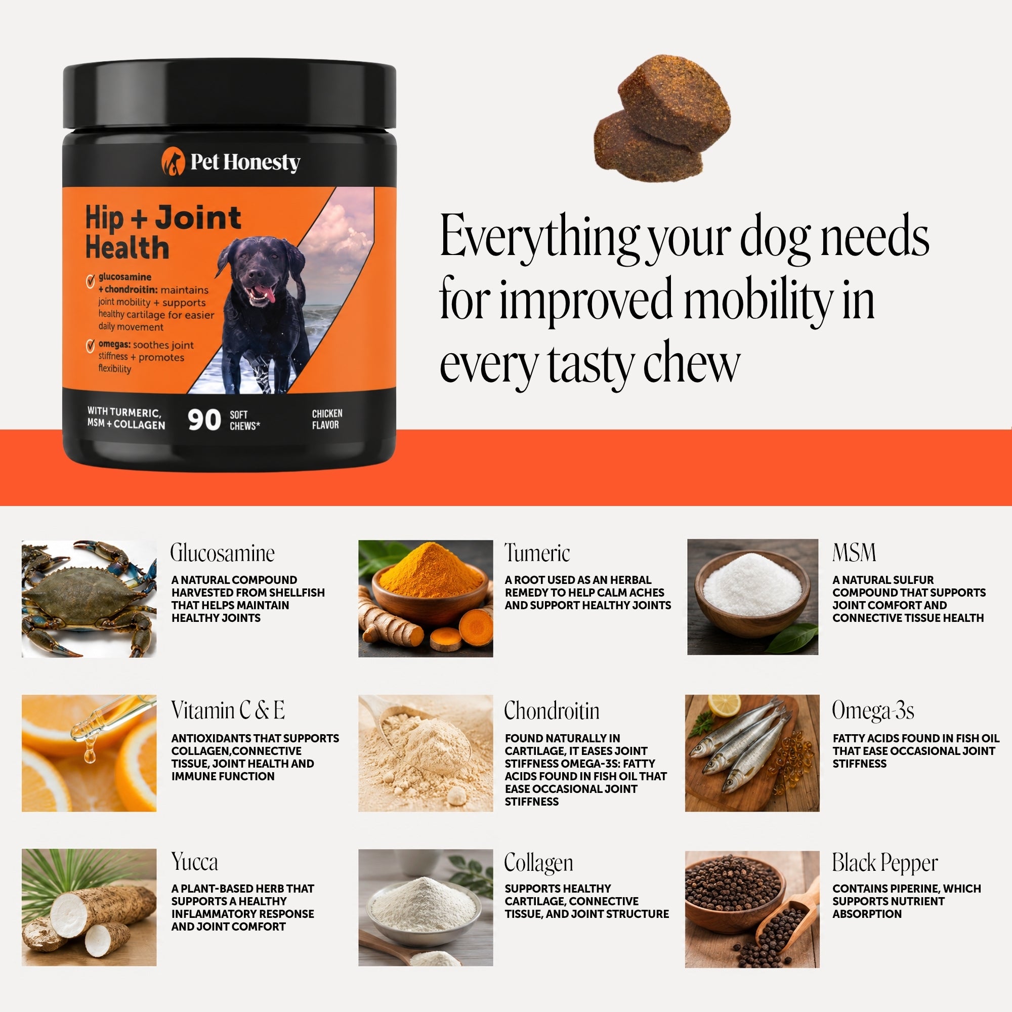 Hip + Joint Health (Chicken Flavor)