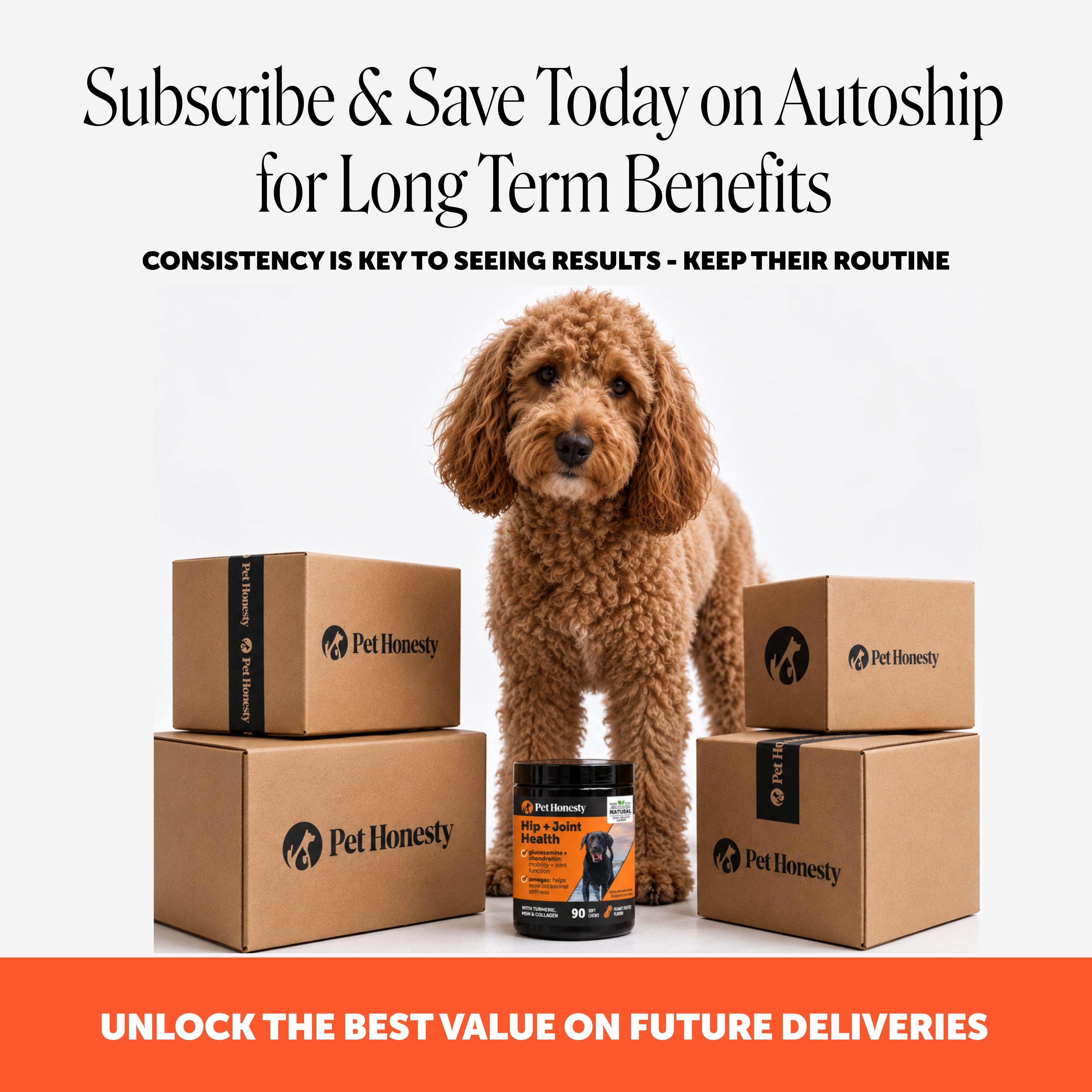 Hip + Joint Health for Dogs (Peanut Butter Flavor)