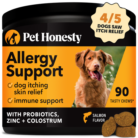 PetHonesty Allergy Support Supplement for Dogs Salmon